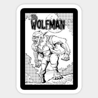 The wolfman Sticker